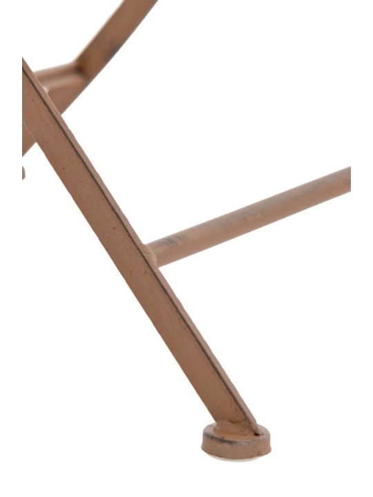 Conjunto de 2 cadeiras de jardim Kiran, castanho antigo