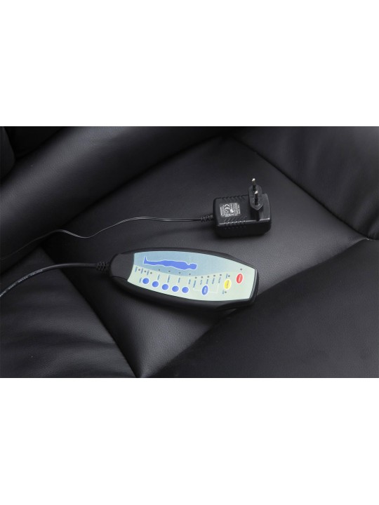 Cadeira de escritório Pacific com função de massagem, preto