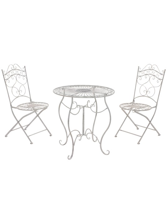 Grupo de assentos Indra, branco antigo