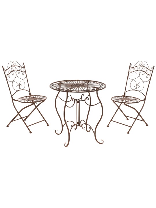 Grupo de assentos Indra, castanho antigo