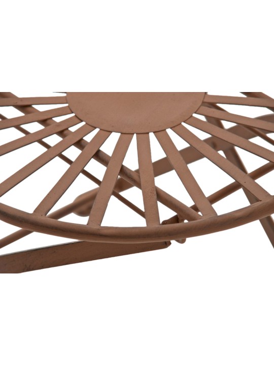 Conjunto de 2 cadeiras Indra, castanho antigo