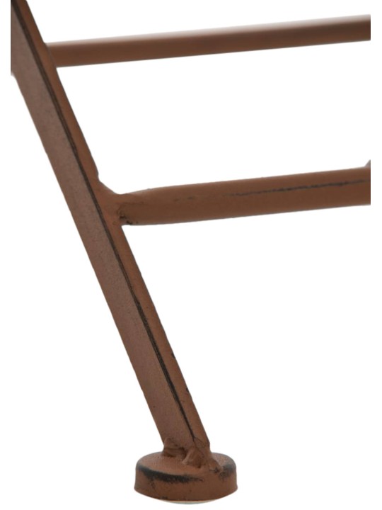 Conjunto de 2 cadeiras Indra, castanho antigo