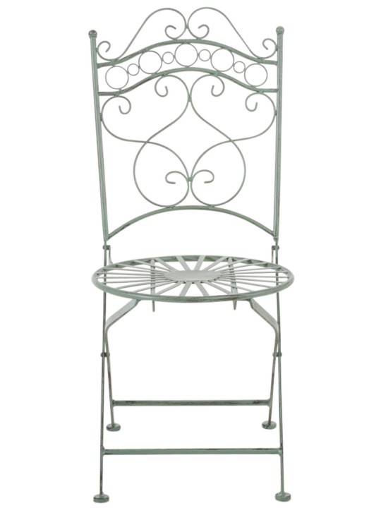 Conjunto de 2 cadeiras Indra, verde antigo