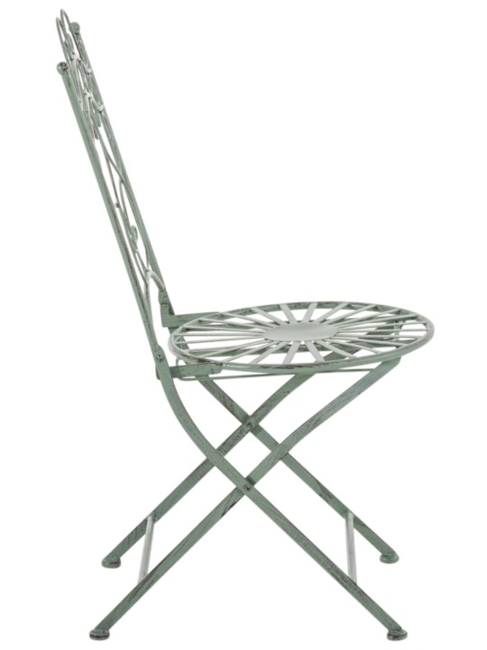 Conjunto de 2 cadeiras Indra, verde antigo