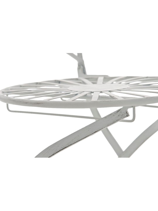 Conjunto de 2 cadeiras Indra, branco antigo