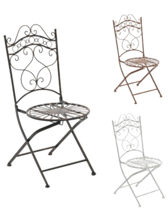 Conjunto de 2 cadeiras Indra, bronze