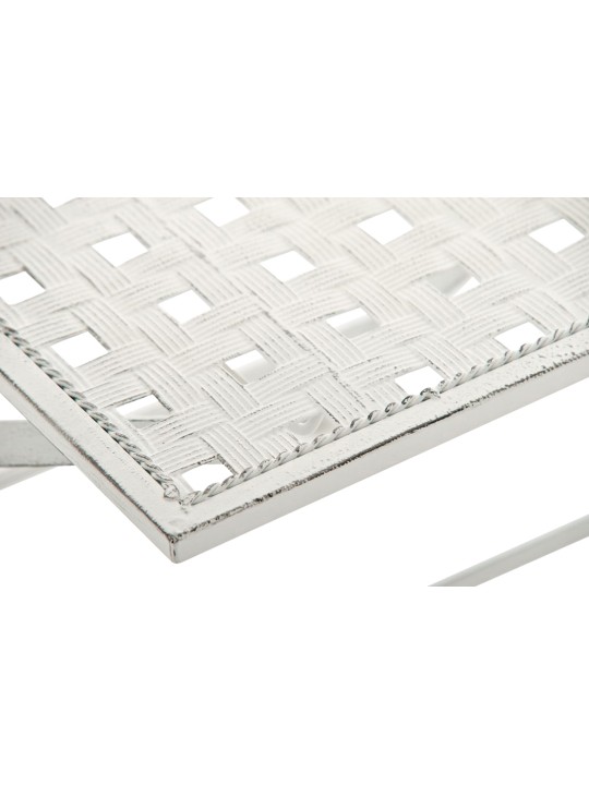 Conjunto de 2 cadeiras dobráveis ​​Asina, branco antigo