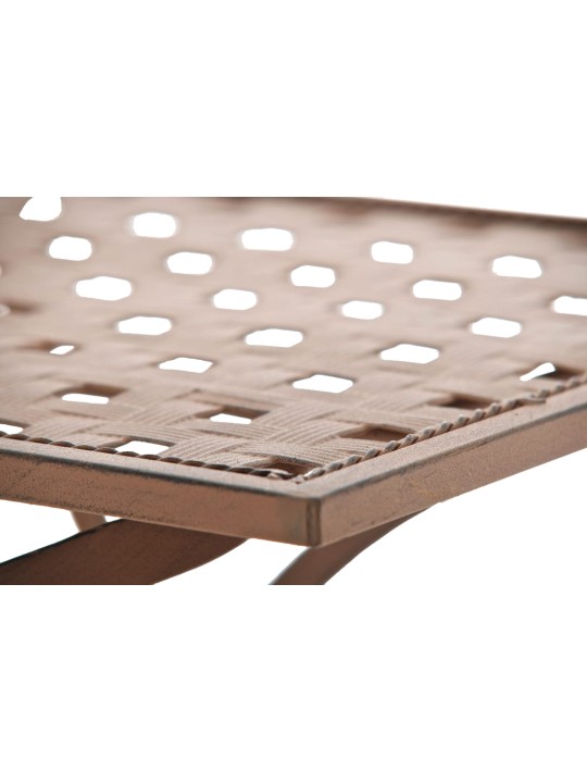 Conjunto de 2 cadeiras dobráveis ​​Asina, castanho antigo