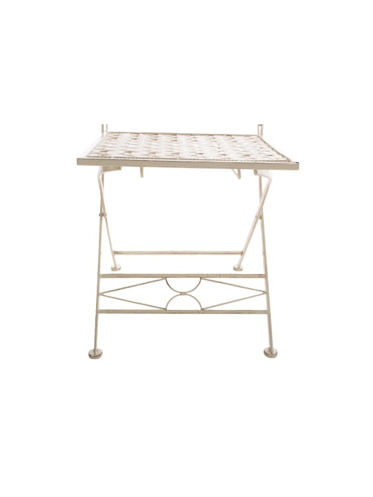 Conjunto de 2 cadeiras dobráveis ​​Asina, creme antigo