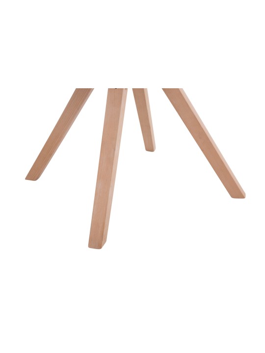 Conjunto de 4 cadeiras para visitantes em tecido Toulouse Square Natura, cinza