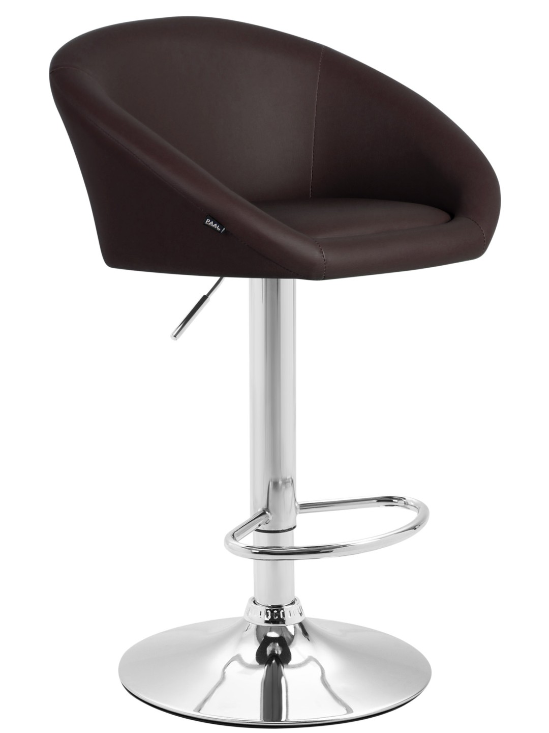 Banqueta alta Miami V2 C, castanho