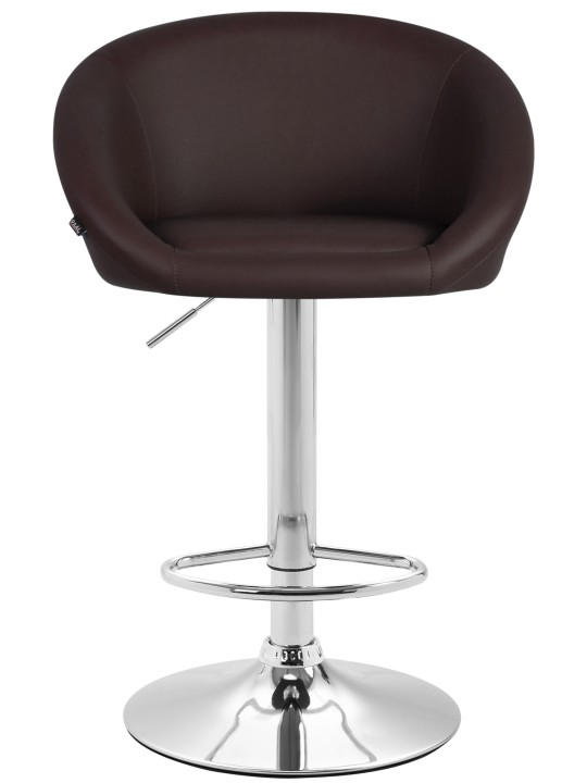 Banqueta alta Miami V2 C, castanho