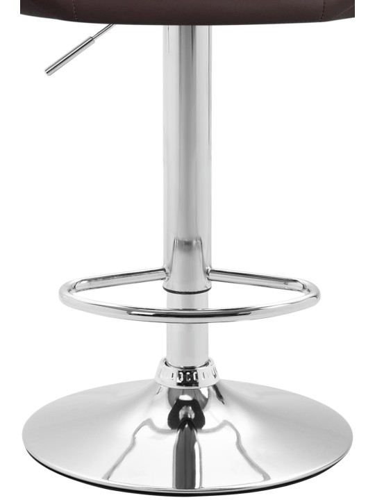 Banqueta alta Miami V2 C, castanho