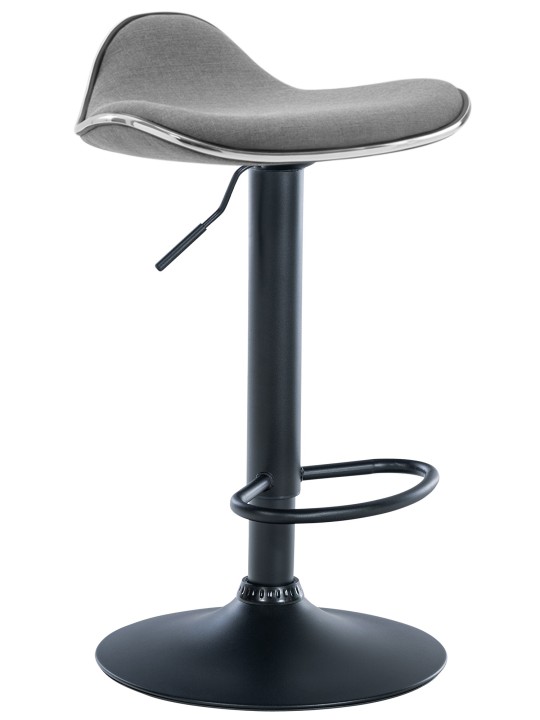 Banco alto tecido Shanghai, cinza claro