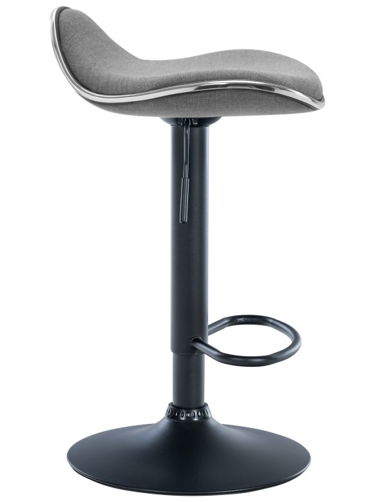 Banco alto tecido Shanghai, cinza claro