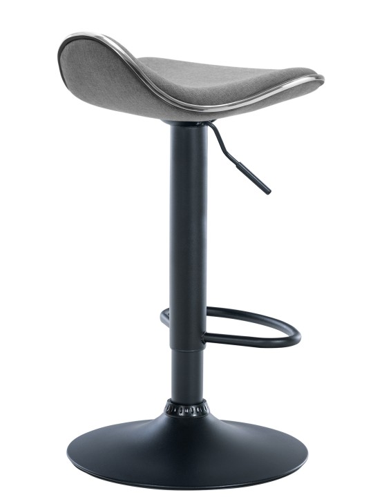 Banco alto tecido Shanghai, cinza claro