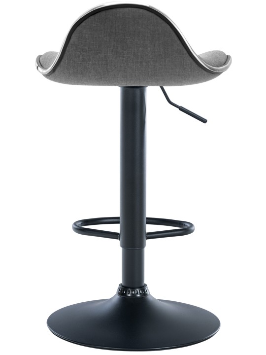 Banco alto tecido Shanghai, cinza claro