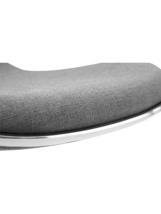 Banco alto tecido Shanghai, cinza claro