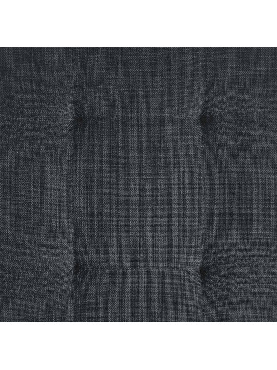 Banco Barci TECIDO, cinza escuro