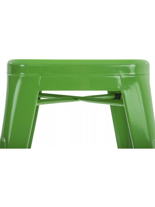 Conjunto de 4 bancos Armin, verde Conjunto de 4 bancos Armin, verde