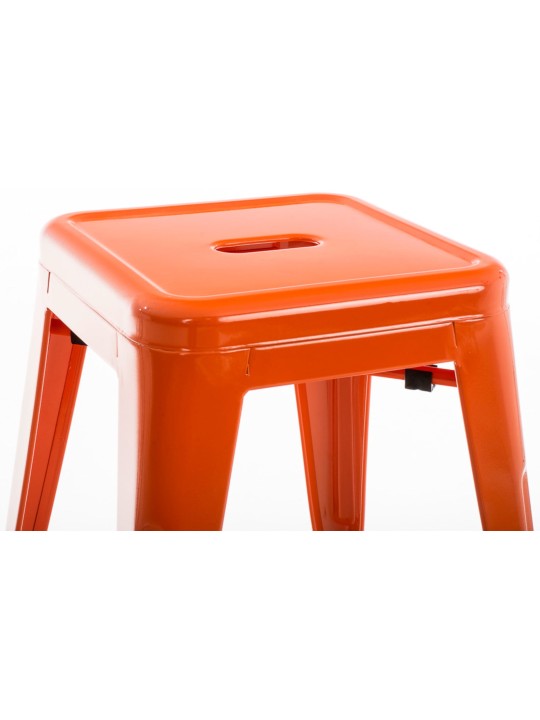 Conjunto de 4 bancos Armin, laranja
