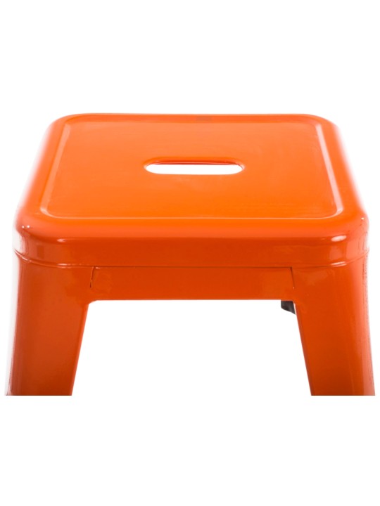 Conjunto de 4 bancos Armin, laranja