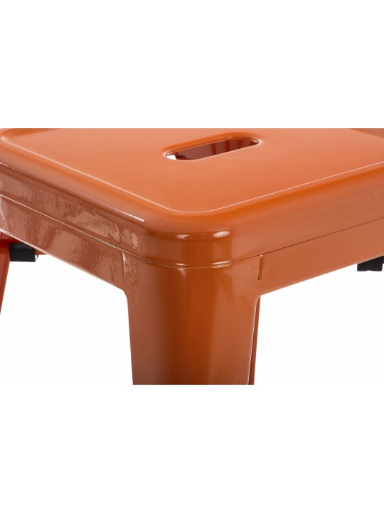 Conjunto de 4 bancos Armin, laranja