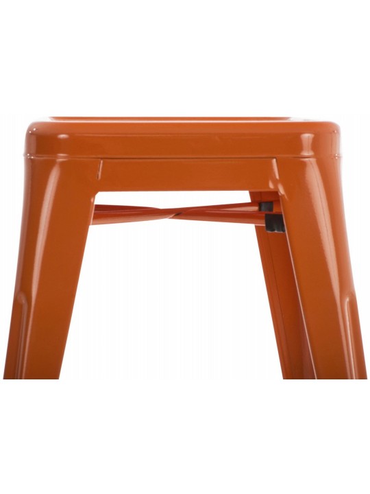 Conjunto de 4 bancos Armin, laranja