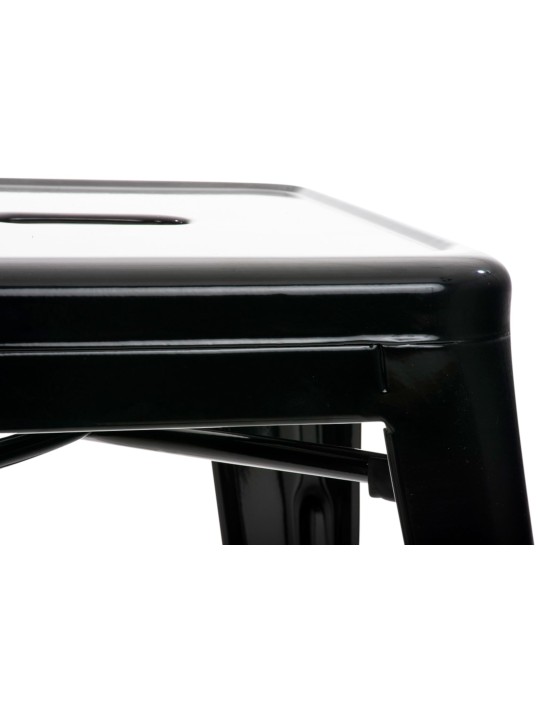 Conjunto de 4 bancos Armin, preto