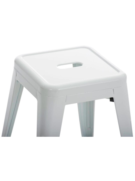 Conjunto de 4 bancos Armin, branco Conjunto de 4 bancos Armin, branco