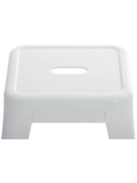 Conjunto de 4 bancos Armin, branco Conjunto de 4 bancos Armin, branco