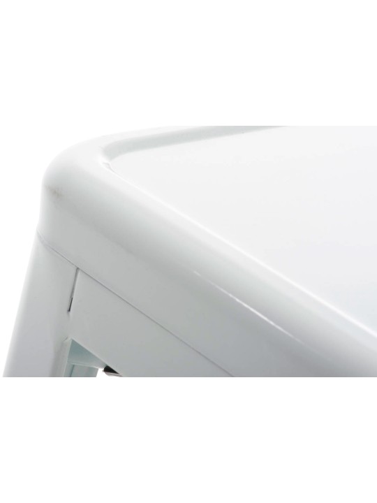 Conjunto de 4 bancos Armin, branco Conjunto de 4 bancos Armin, branco