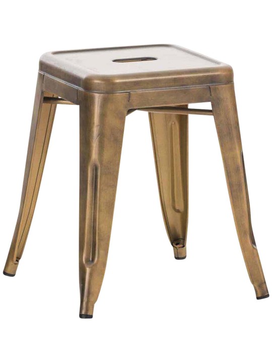Conjunto de 4 bancos Armin, dourado Conjunto de 4 bancos Armin, dourado