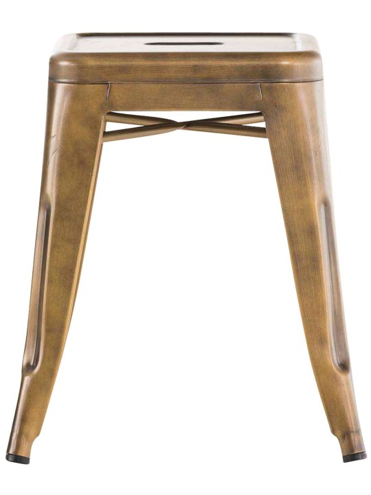 Conjunto de 4 bancos Armin, dourado Conjunto de 4 bancos Armin, dourado