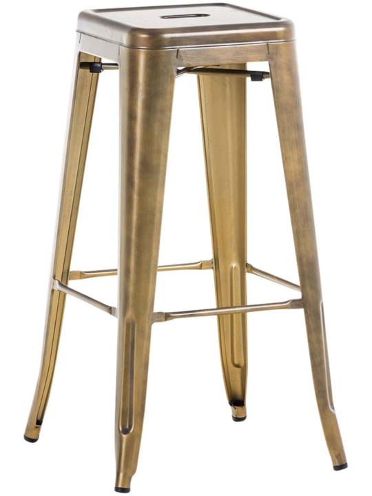 Banqueta alta Joshua V2, dourado