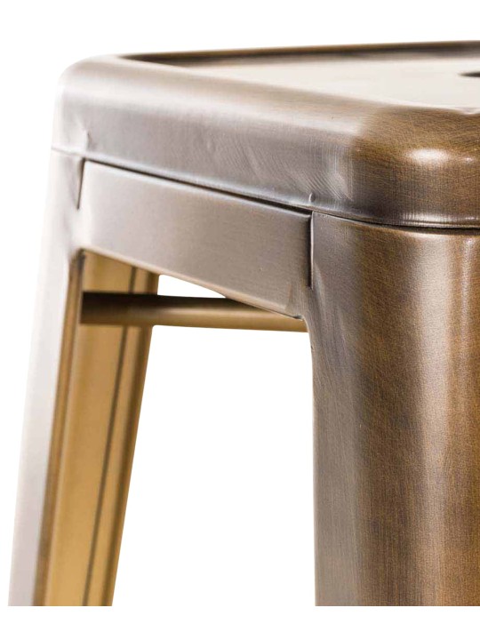 Banqueta alta Joshua V2, dourado