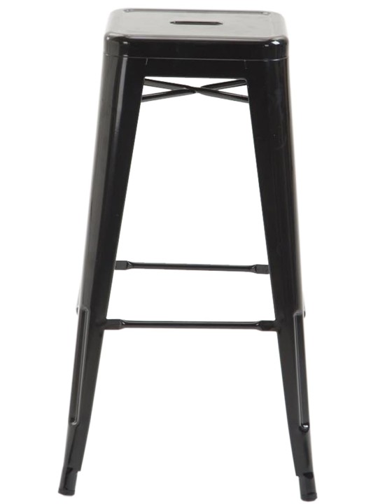 Conjunto de 2 bancos altos Joshua V2, preto