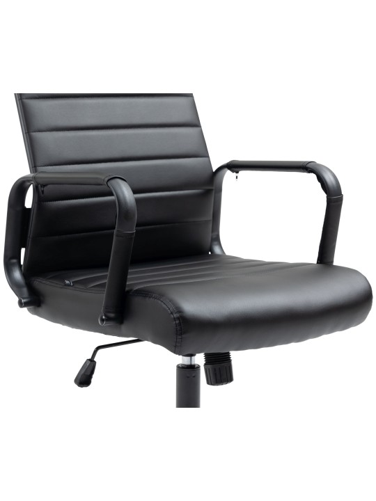 Cadeira de escritório Colombo, preto/preto