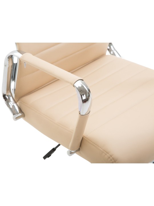 Cadeira de escritório Colombo, creme