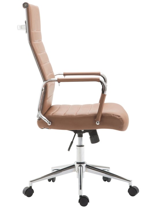 Cadeira de escritório Colombo, castanho claro