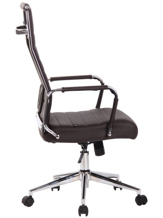 Cadeira de escritório Colombo, castanho