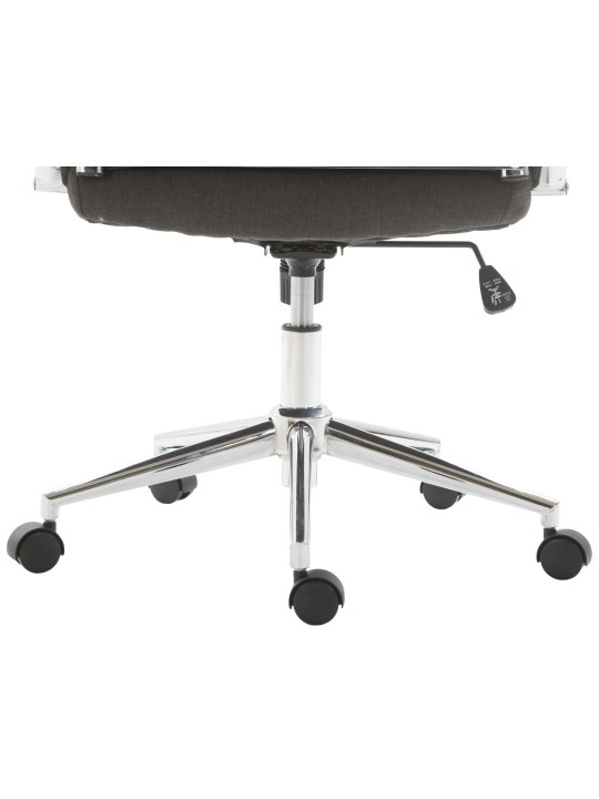 Cadeira de escritório tecido Columbus, cinza escuro