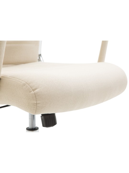 Cadeira de escritório tecido Columbus, creme