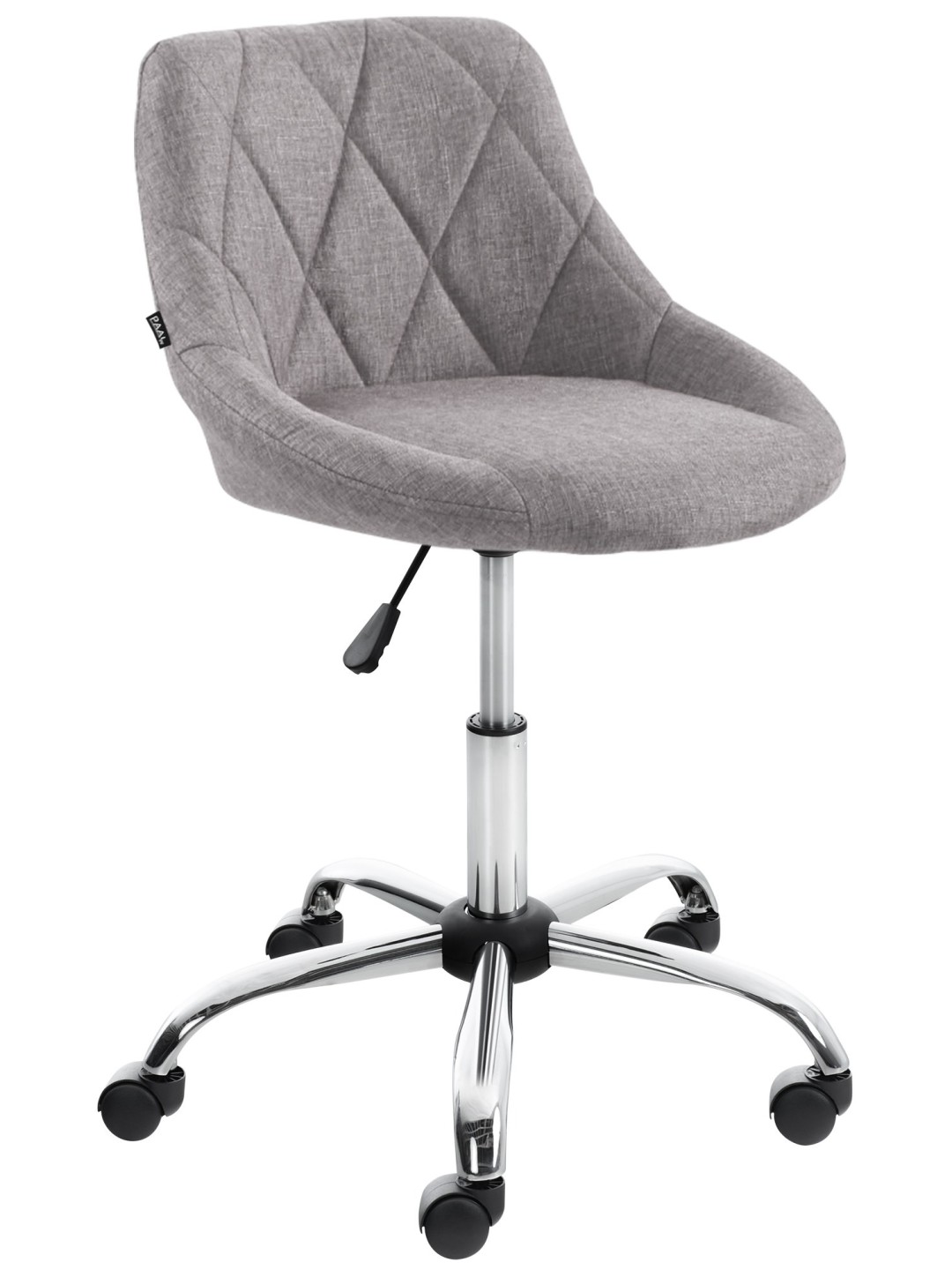 Banqueta de trabalho tecido Lazio, cinza