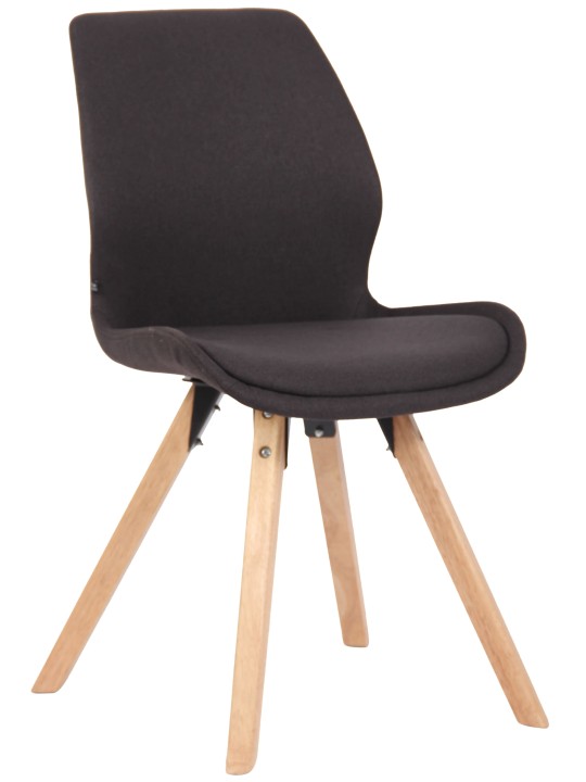 Cadeira Luna tecido, preto