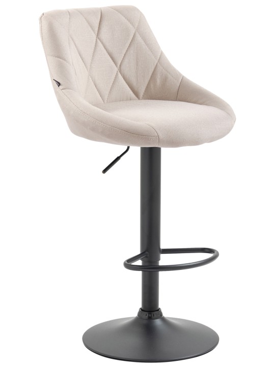 Banqueta alta tecido Lazio, creme