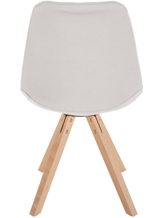 Cadeira Sofia tecido Quadrado, creme