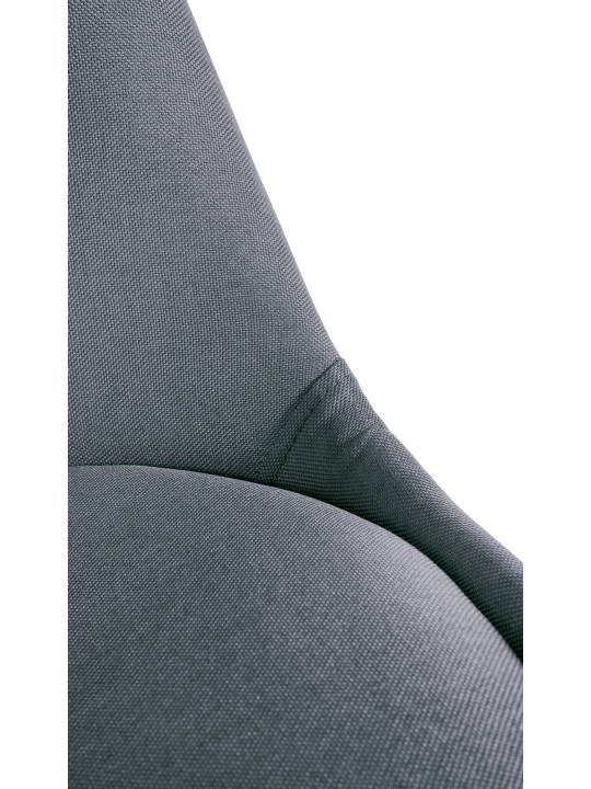 Cadeira Sofia tecido Quadrado, cinza claro