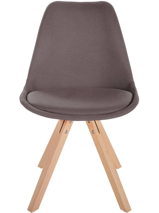 Cadeira Sofia tecido Quadrado, taupe