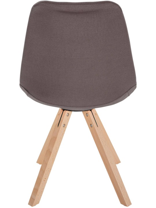 Cadeira Sofia tecido Quadrado, taupe
